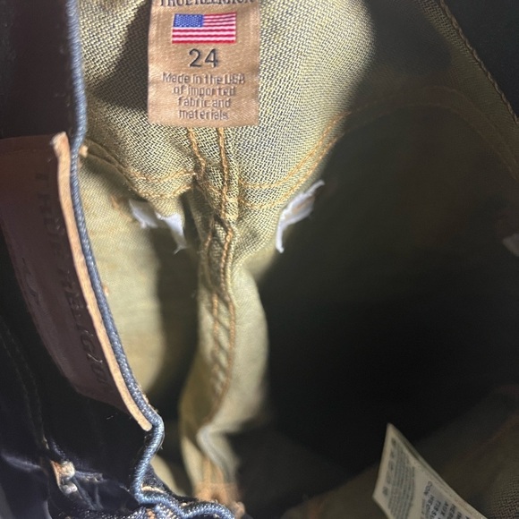 True Religion Halle Dark Wash jeans size 24 NWOT - Picture 6 of 7